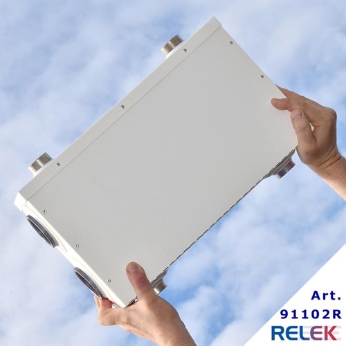 Elkassett isolerad, RF, för 2 elpatroner R50 max 18kW, 4xR25