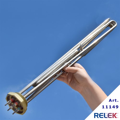 Elpatronelement 3000W 2,7W/cm² R50 IL=555mm OE-34 rostfritt