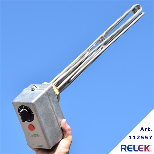 Elpatron 1000W 230/400V rf 2-stegs för olja 0,9W/cm² 0-50°C