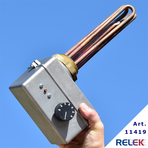 Elpatron 2250W 30-90°C 2-stegs EP2-S-2,25cu sidomonterad