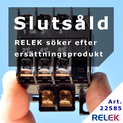 Kontaktor MOHF-00D-SPU 3 slutande, Manöversp.24V AC