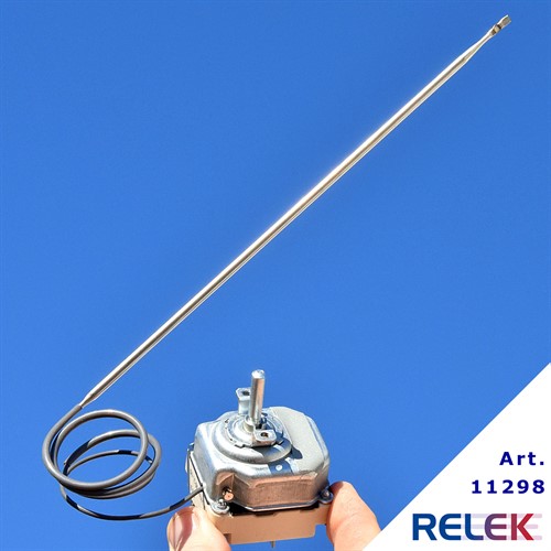 Termostat 0-50°C 2-pol EGO 2-stegs med smal bulb