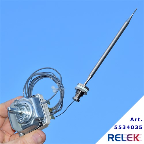 Termostat 95-180°C 3-pol EGO 1-stegs 1780mm 6x135mm